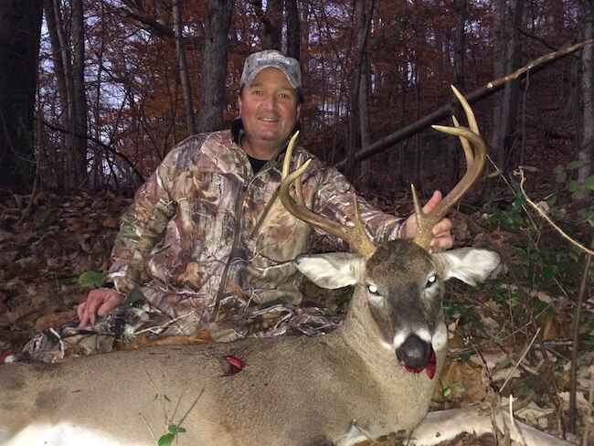 DeerHuntingGuide.net Founder John VanDerLaan With A Whitetail Buck